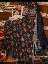 Beautiful Long Frock with trouser — view 1
