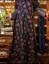 Beautiful Long Frock with trouser — view 4