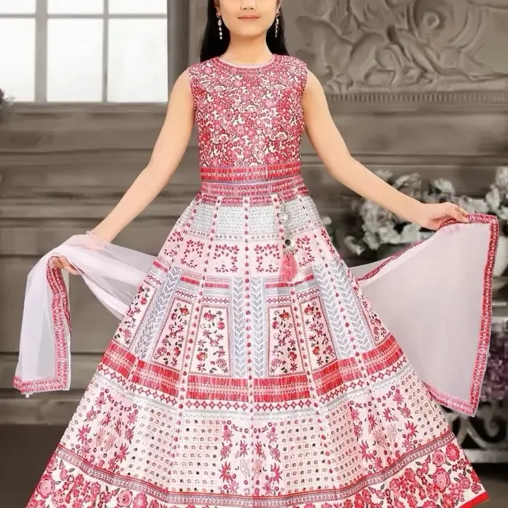 Red & White Lehenga