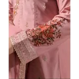 Tea Pink Embroidered Frock — view 5
